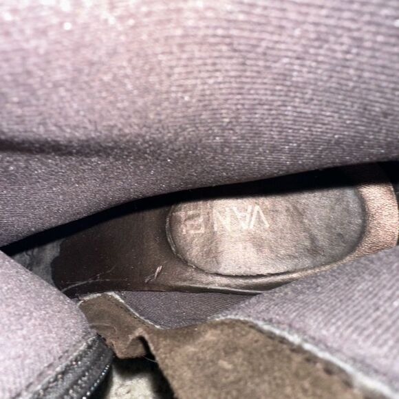 Vaneli Brown Suede Studded Ankle Boots 7 - Picture 8 of 9